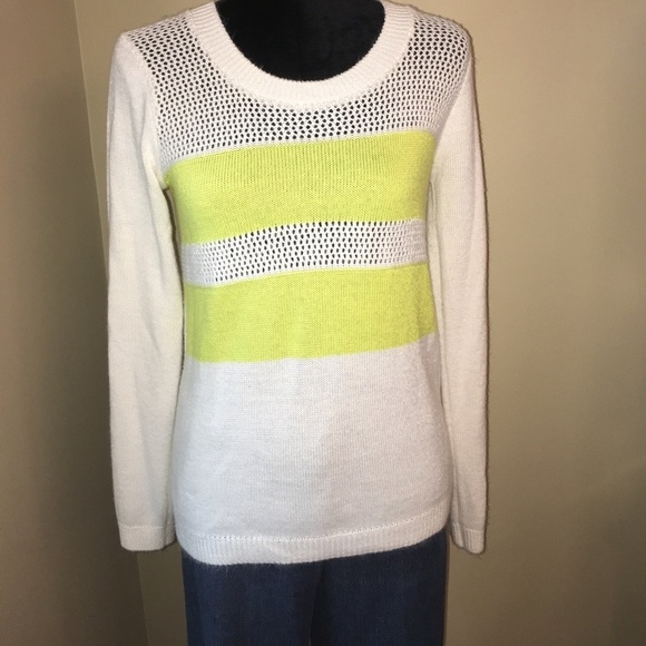 Forever 21 Neon Striped Sweater - Picture 1 of 4